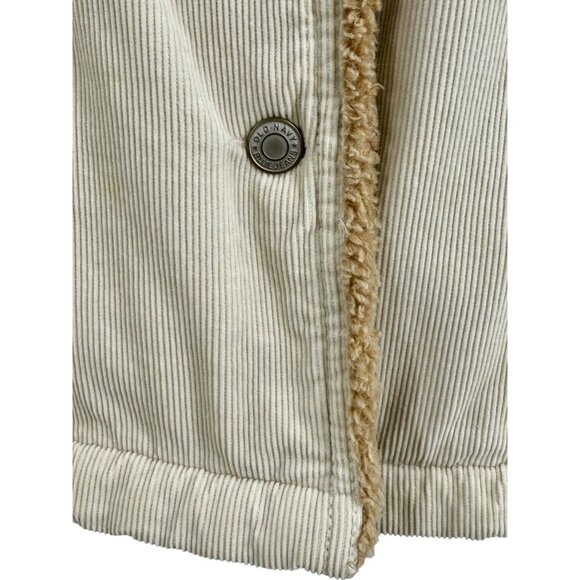 Y2K Old Navy Corduroy Sherpa Lined Jacket Coat Vintage Gorpcore Utility S - Picture 11 of 16